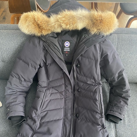 Navy blue Canada goose Lorette Parka - Picture 4 of 11